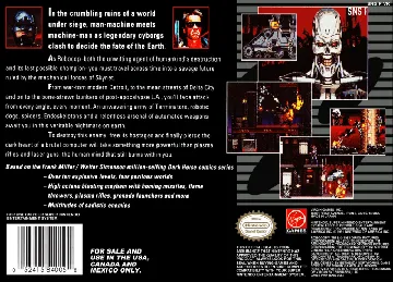 RoboCop versus The Terminator (USA) box cover back